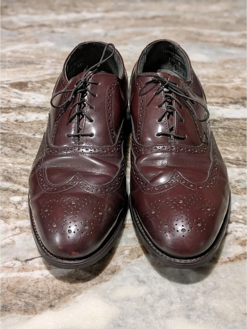 Vintage Oxfords Oxblood Goodyear Heel 10.5M